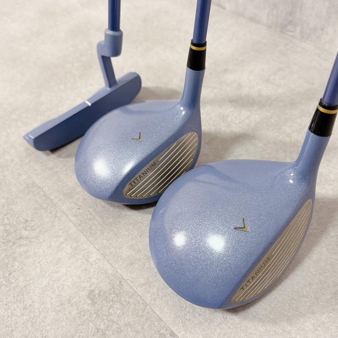 T246 ツルヤ 他 ゴルフクラブ レディース フルセット 11点 初心者 入門