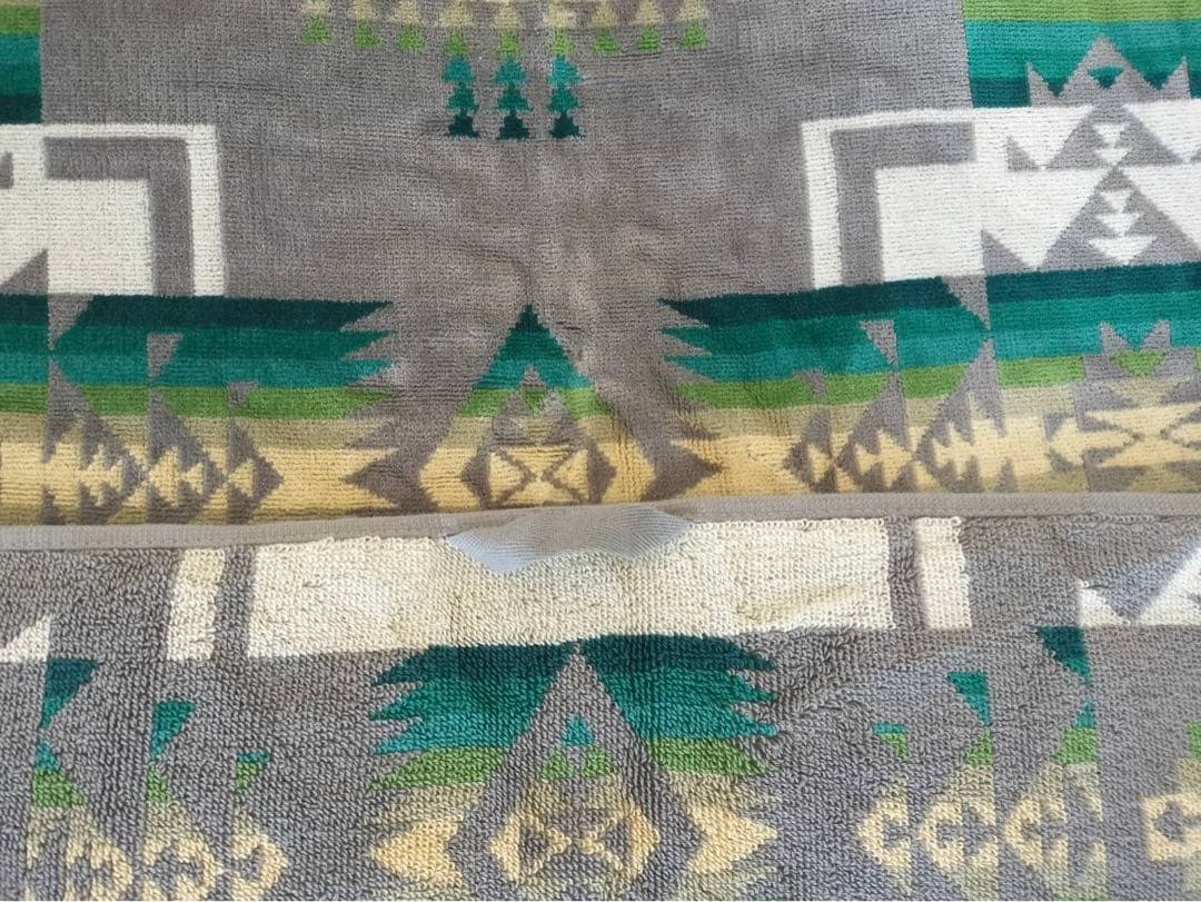 PENDLETON ペンドルトン　特大　ブランケット　タオルケット　グレー