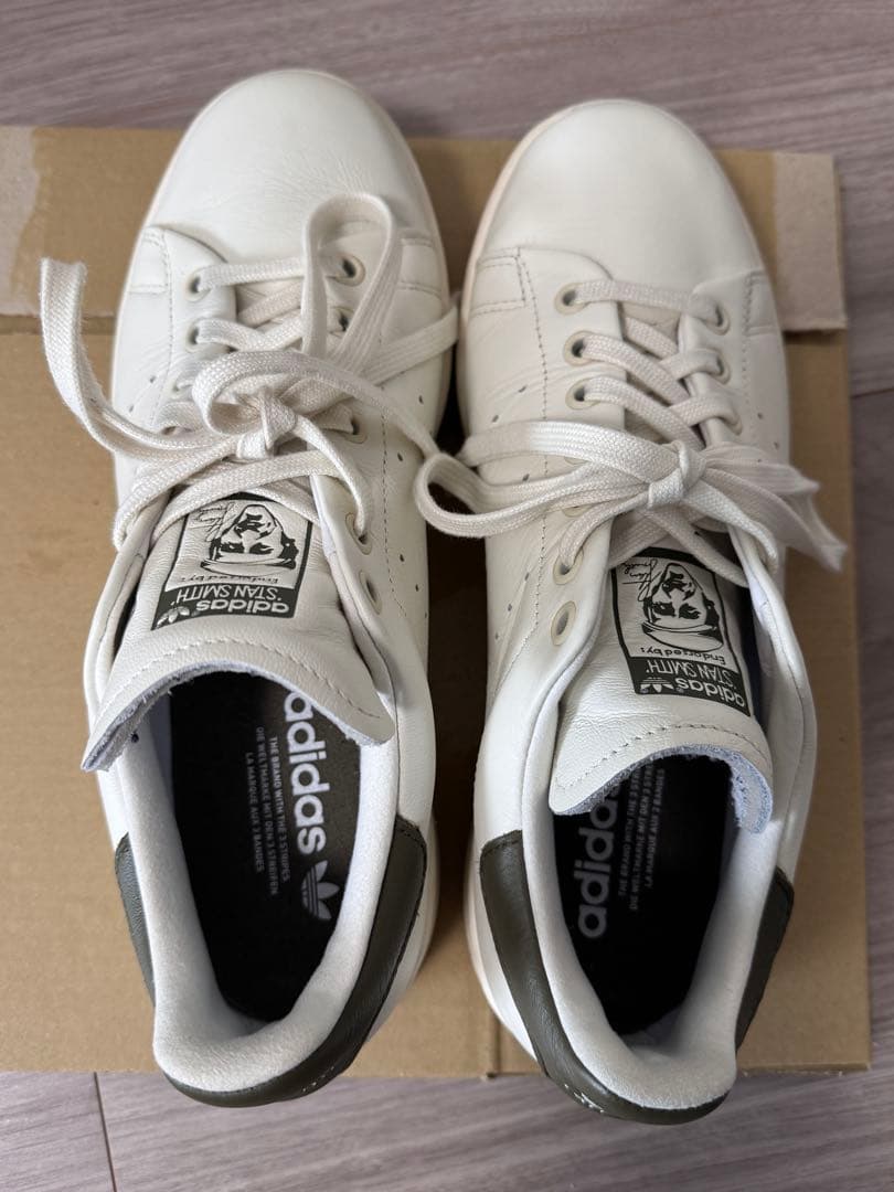 adidas スタンスミス メンズゴルフシューズ26.5センチ　オフホワイト