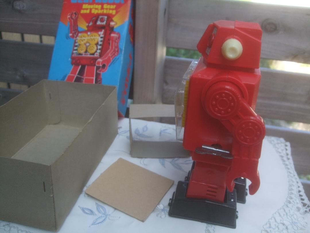 当時物★ニュー　ギヤロボット堀川玩具★ゼンマイ式★未使用