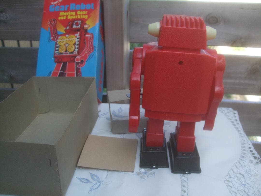 当時物★ニュー　ギヤロボット堀川玩具★ゼンマイ式★未使用