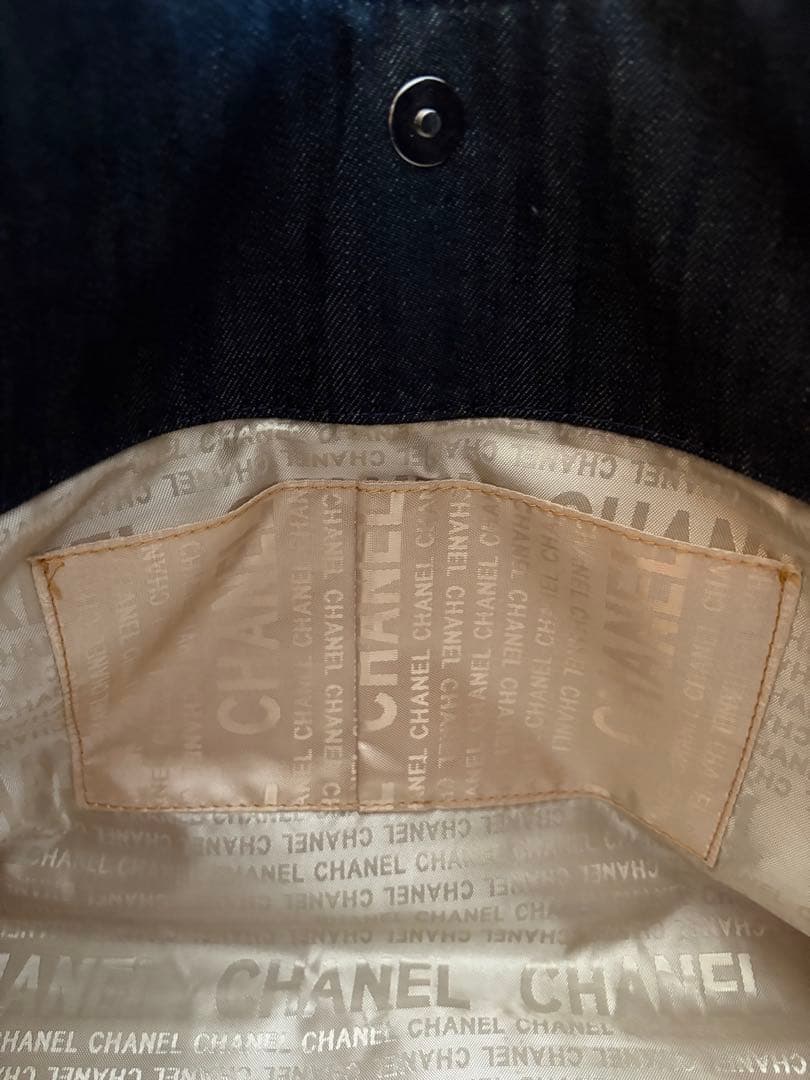 CHANEL★デニム　特大　トートバッグ　マザーズバッグ★ノベルティ