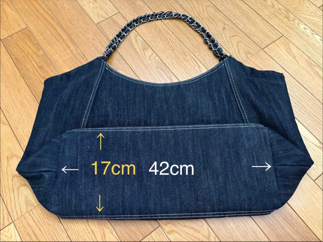 CHANEL★デニム　特大　トートバッグ　マザーズバッグ★ノベルティ