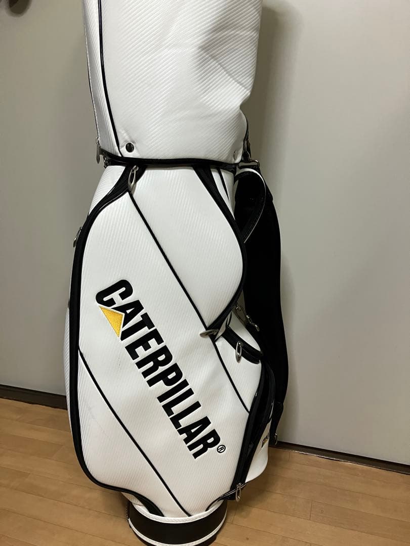 （非売品）CATERPILLAR キャディバッグ ホワイト