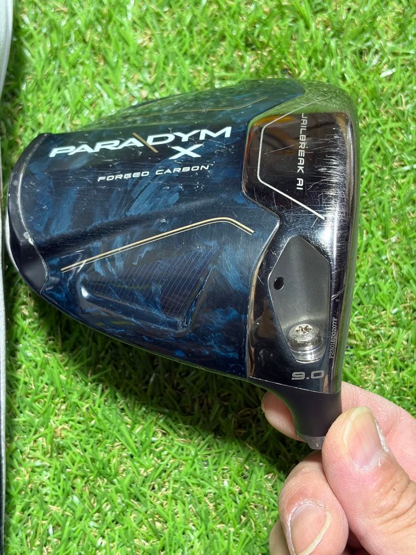 PARADYM X ドライバー 9.0° 純正ヘッドカバー付き　ヘッドのみ