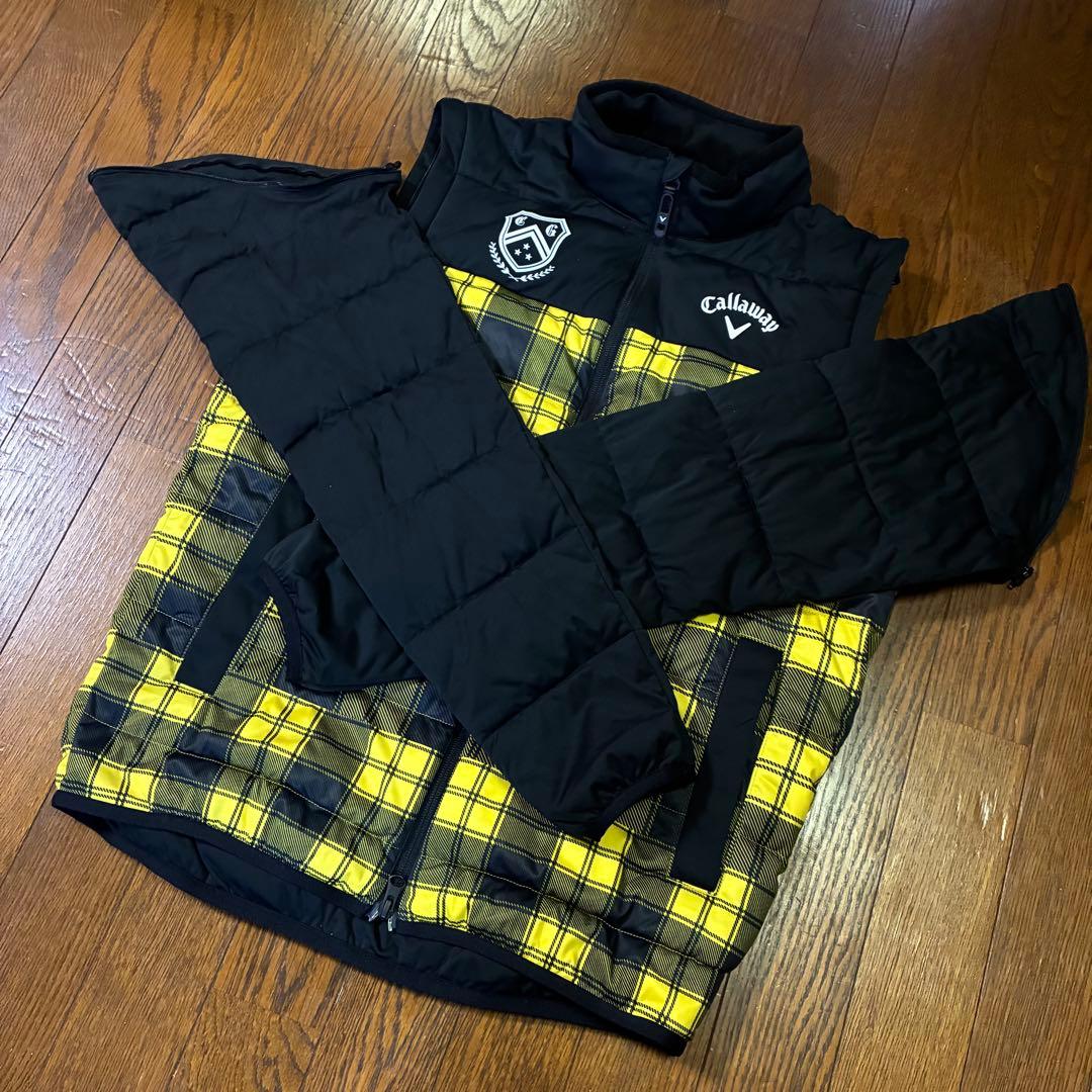 Callaway キャロウェイ チェックプリント 2WAY 中綿 ジャケット Ｍ
