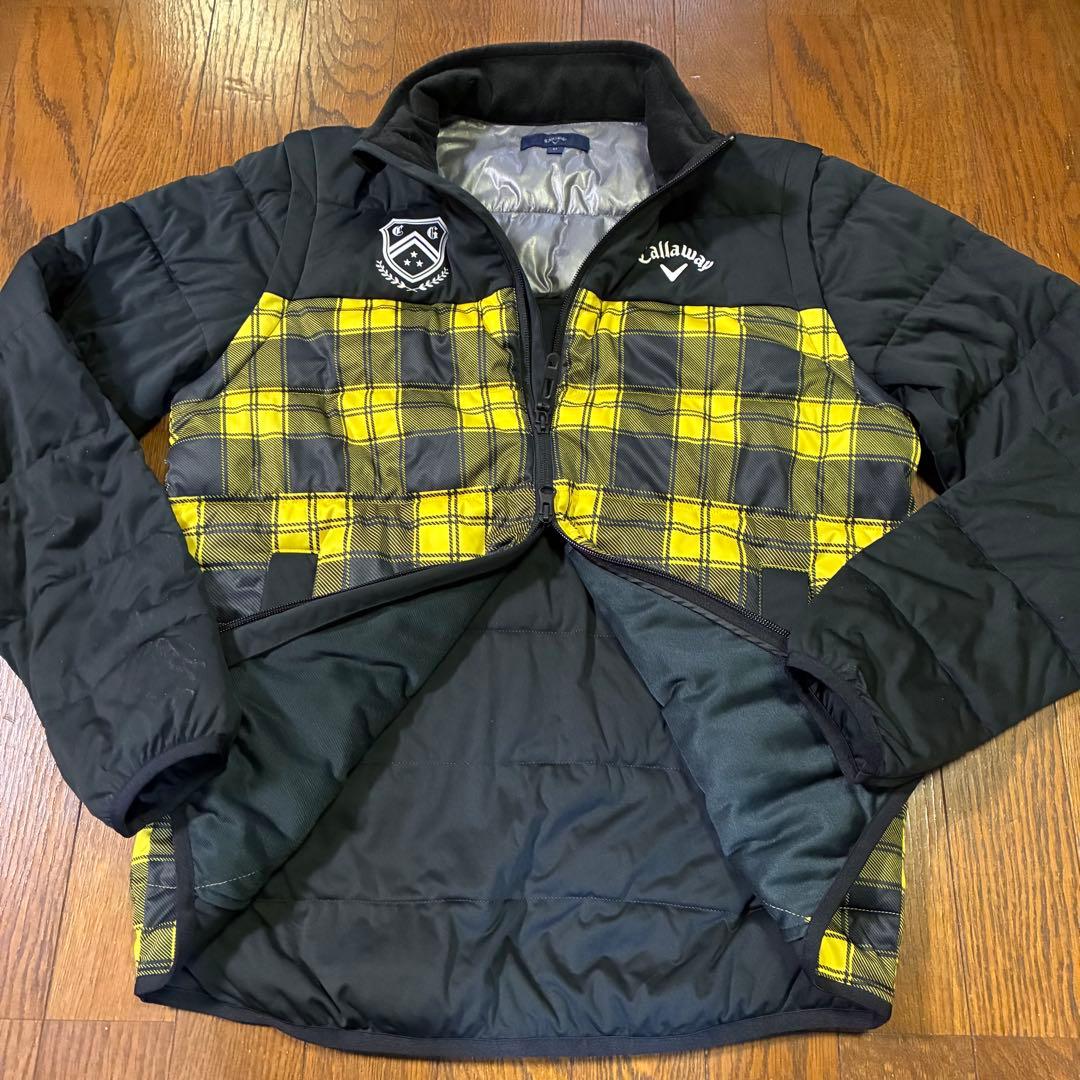 Callaway キャロウェイ チェックプリント 2WAY 中綿 ジャケット Ｍ