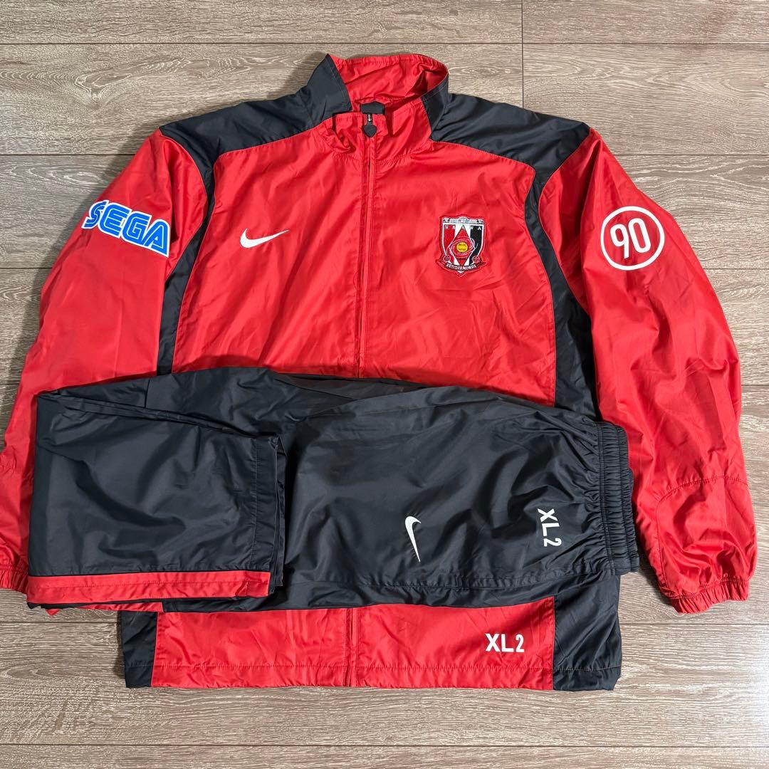 Nike 浦和レッズ トップチーム 支給品 00s ウィンドブレーカー 上下