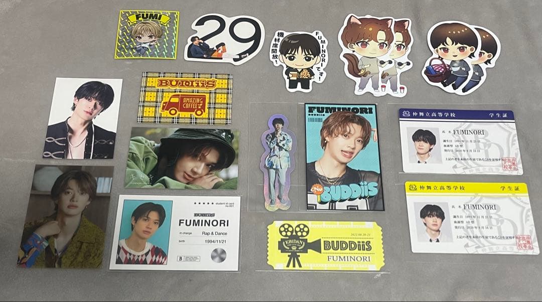 BUDDiiS FUMINORI トレカ ステッカー まとめ売り