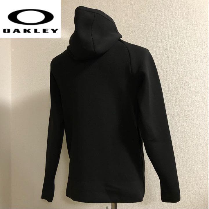 オークリー ジップアップ パーカー◆ブラック Sサイズ