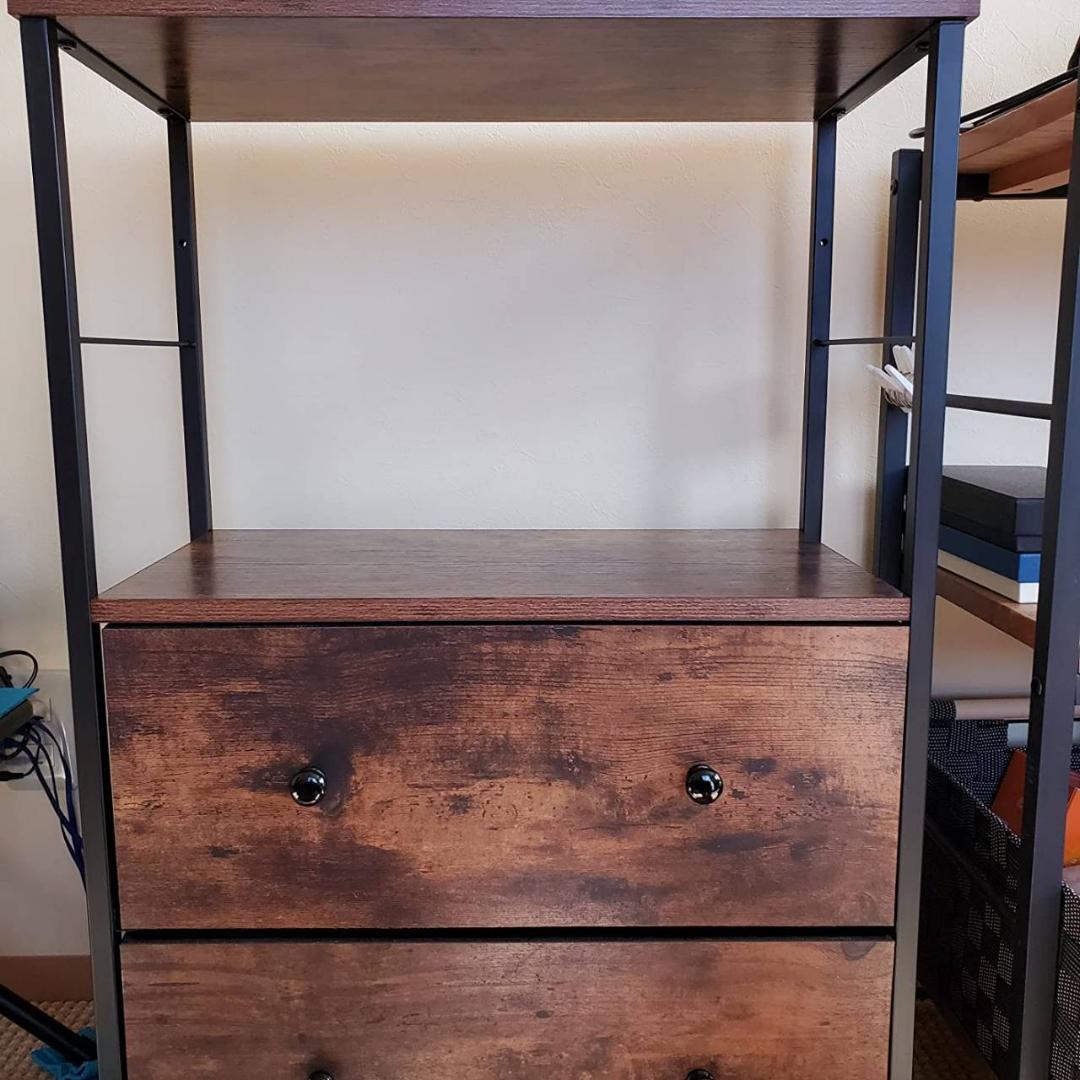 オシャレな収納チェスト ヴィンテージデザイン 簡単組立
