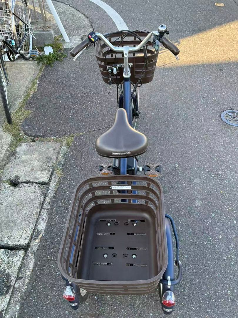 電動三輪車 ブリヂストン ラクットワゴン 電動アシスト 【引き取り限定】