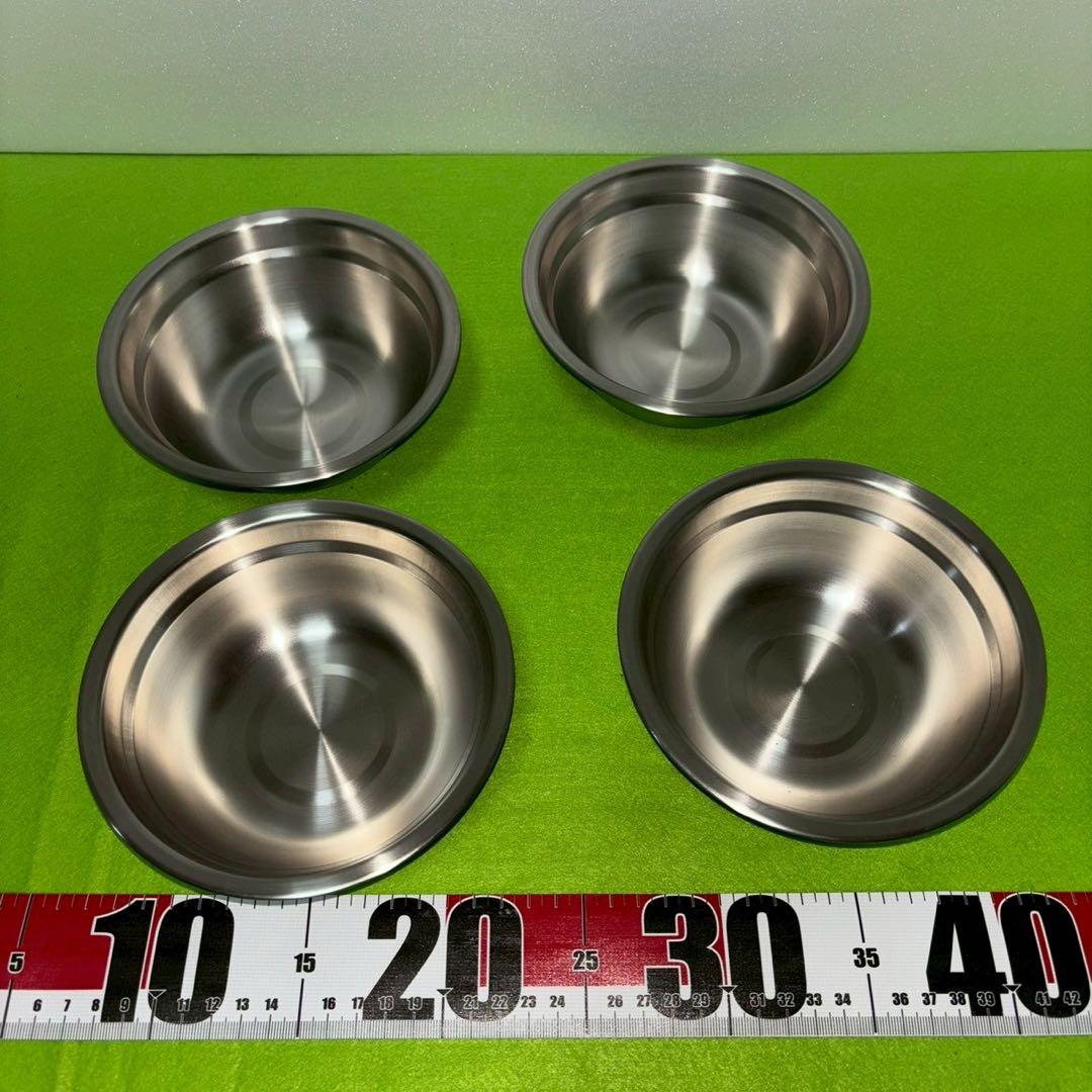 ステンレス製アウトドア皿4枚×7セット