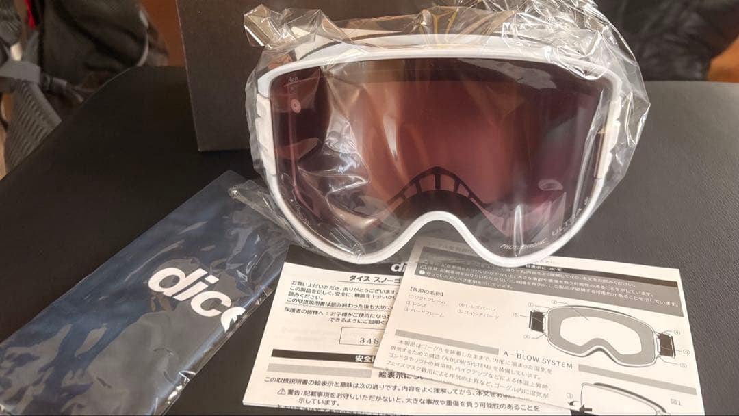 スキー・スノーボードアクセサリー DICE BOARD GOGGLE GOODMAN WHITEOUT
