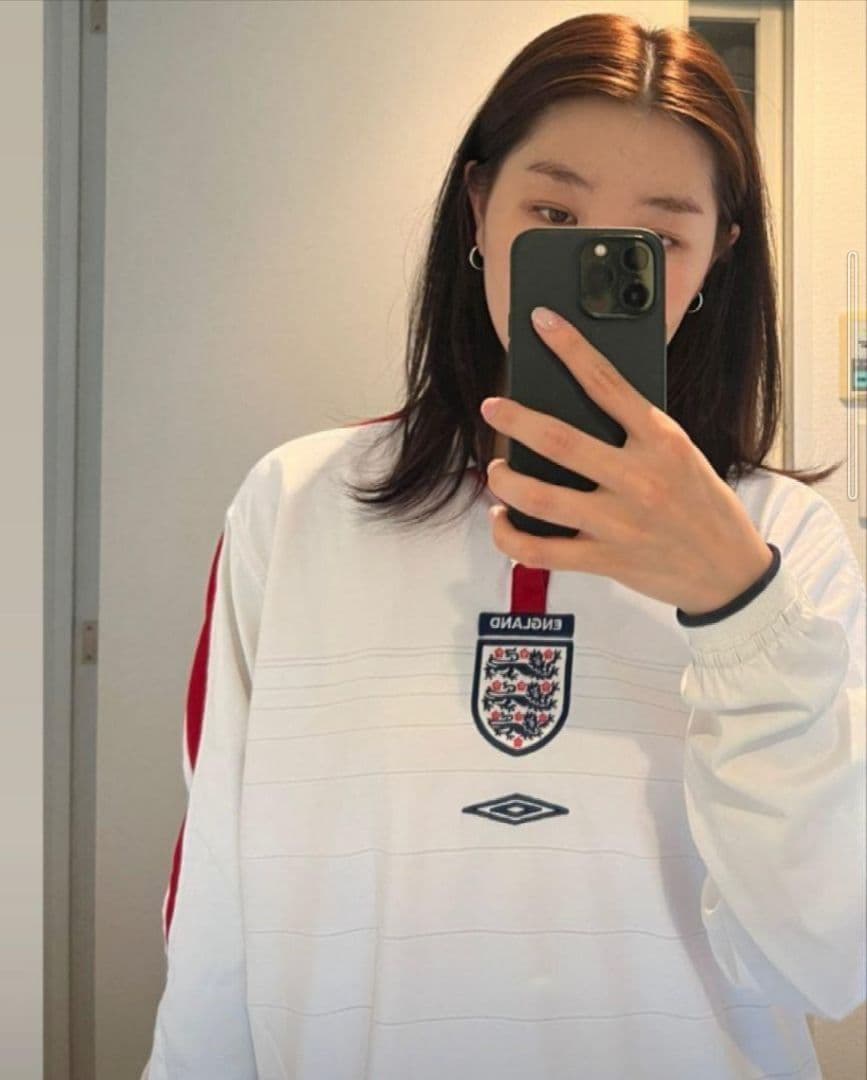 イングランド代表ユニフォーム　ベッカム　リバーシブル　柴田ひかり
