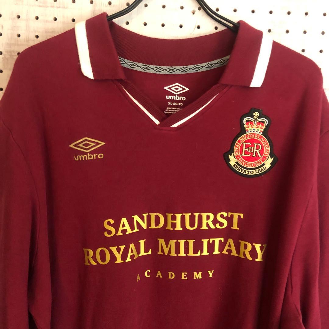 UMBRO イギリス軍 士官学校　サッカーシャツ ASローマ　ミリタリー