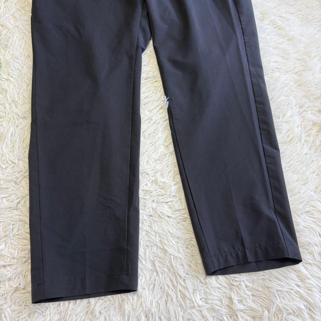 【ピン】希少サイズ ストレッチパンツ ブラック 4Lサイズ メンズ