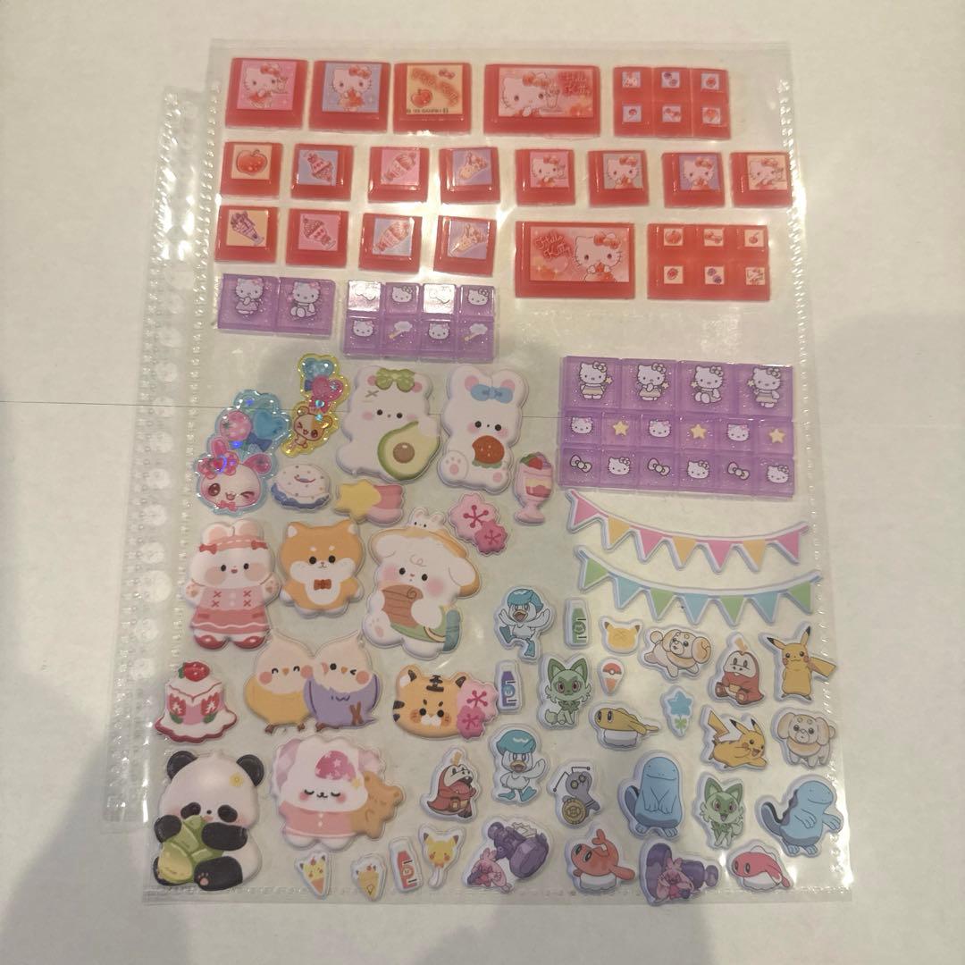 A5 シール帳 完成品 8ページ分