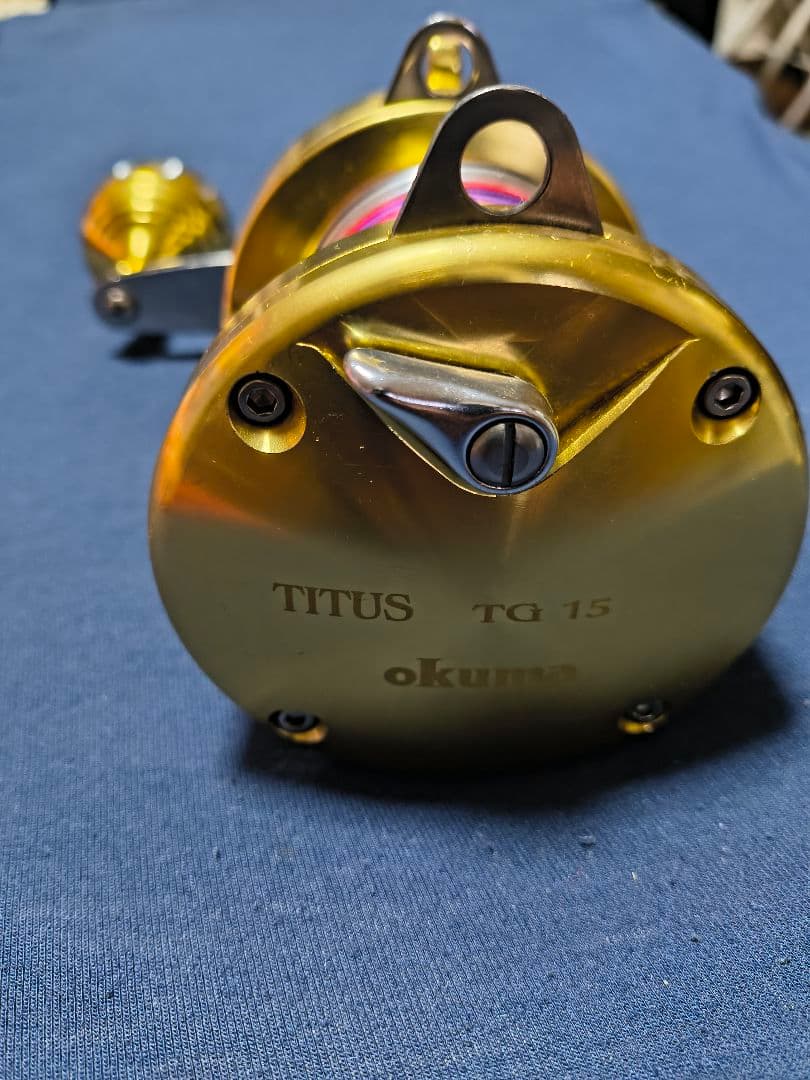 okuma TITUS TG 15 両軸リール ゴールド