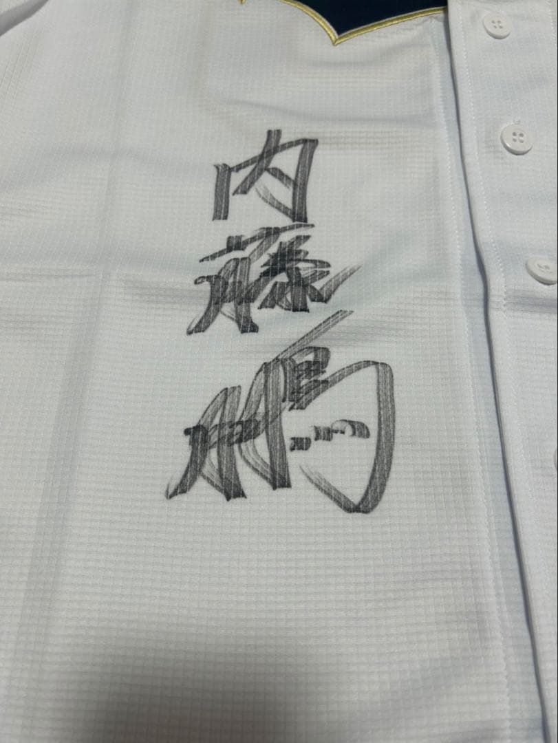 オリックス・バファローズ　内藤鵬　直筆サイン入りユニフォーム　Lサイズ　新品