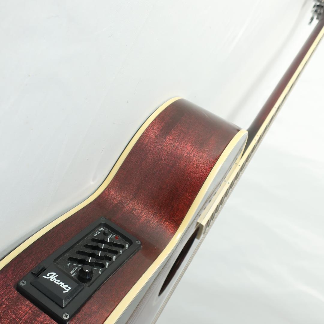 Ibanez AEG450 TP エレアコ ギター ハードケース付 虎杢パープル