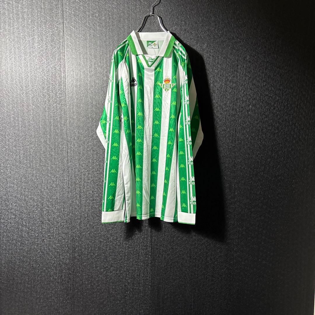 【★レアル・ベティス】 Kappa サッカー レトロ ユニフォーム 長袖 2XL