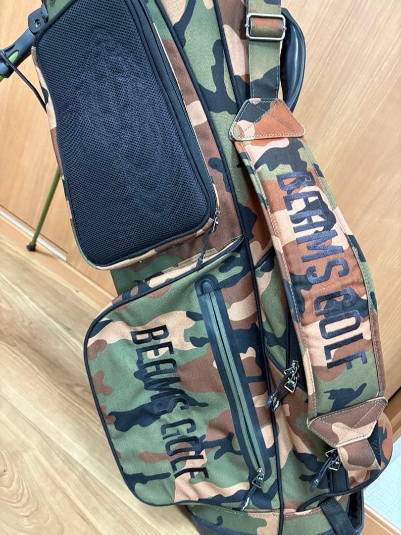 BEAMS GOLF 迷彩キャディバッグ