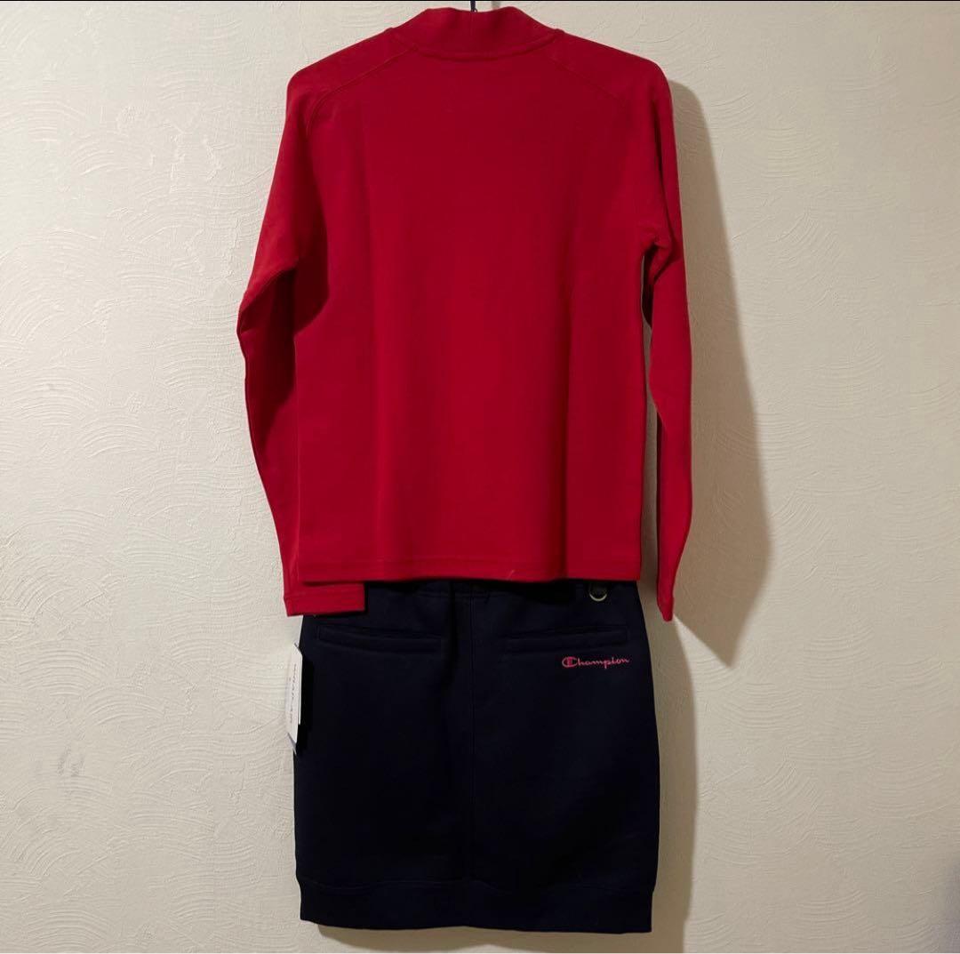 チャンピオンGOLF モックネックシャツ&Wrap-Air インナー付スカート❤️