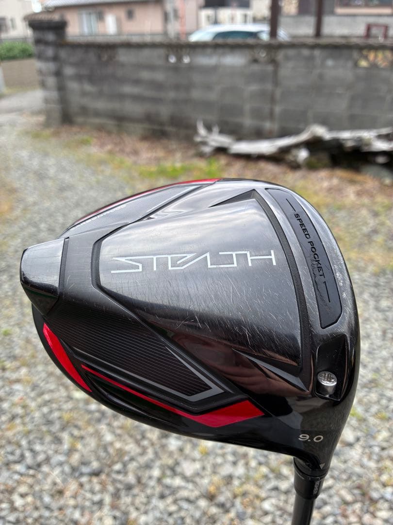 テーラーメイド　stealth ステルス　9度　ヘッドのみ　ヘッドカバー付き
