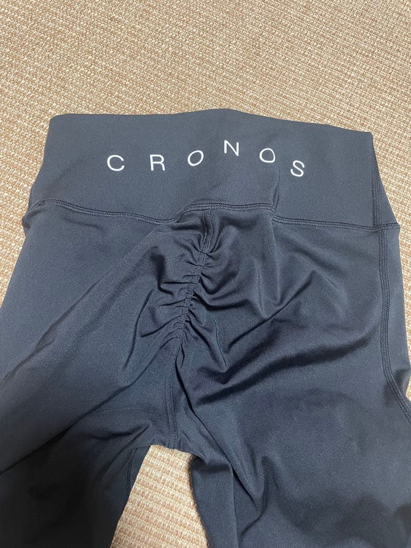 CRONOS スポーツブラとショートパンツセット ブラック