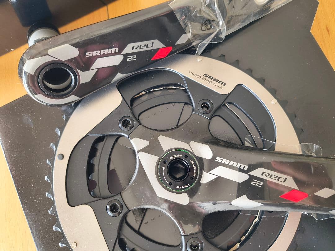 【未使用】SRAM RED22 クランク 170mm 50-34 BB30 箱付