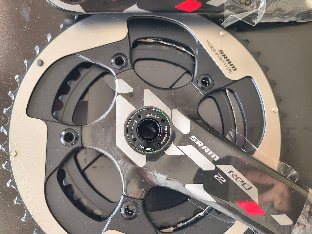 【未使用】SRAM RED22 クランク 170mm 50-34 BB30 箱付