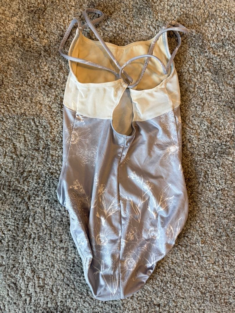 チャコット バレエレオタード シルバー 140㎝