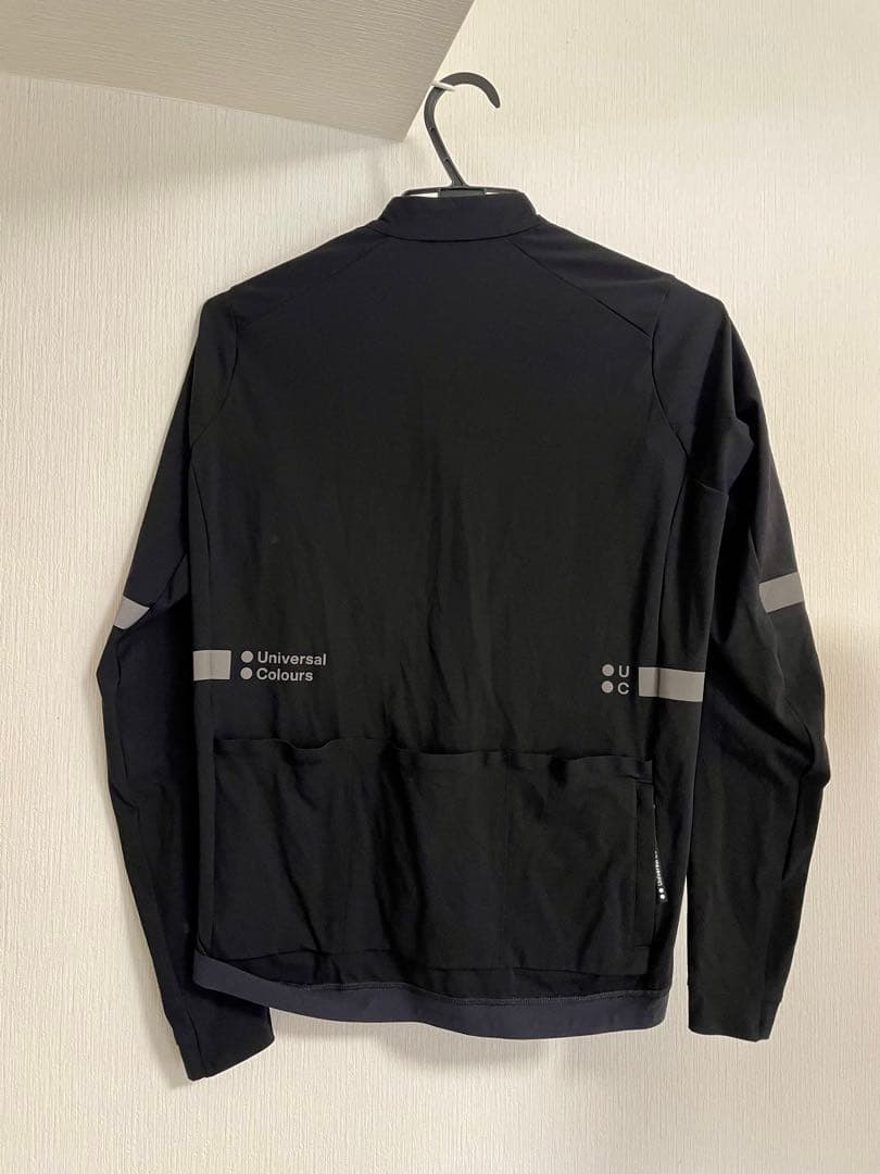 Universal Colours 長袖サイクルジャージ メンズM ブラック