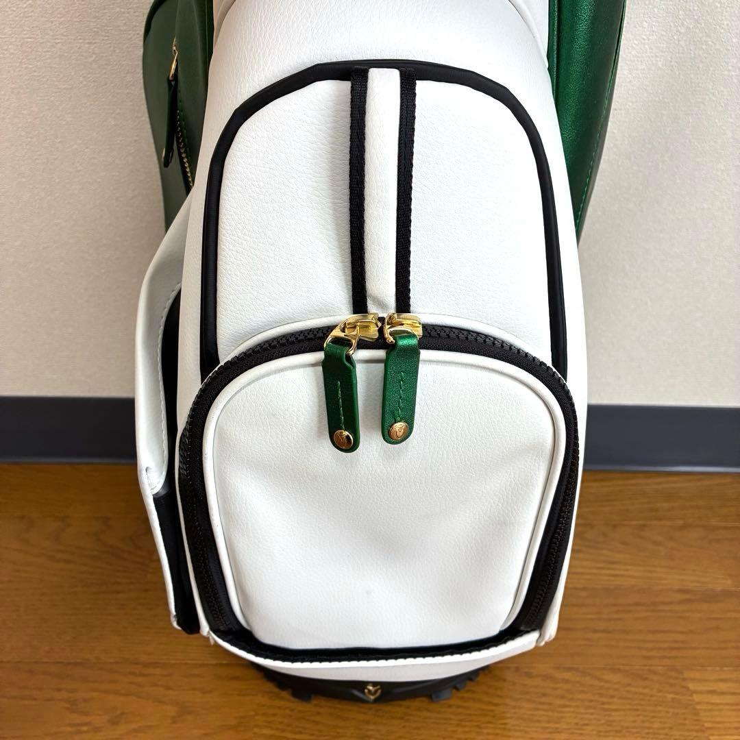 【美品】ベゼル VESSELゴルフスタンドキャディバッグ7.5型ダブルストラップ