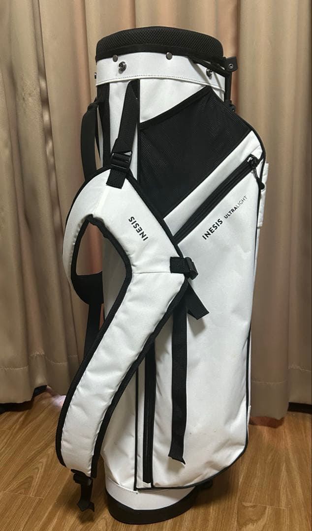 フランス デカトロン/イネジス 超軽量1.7kg 14本収納 キャディーバック