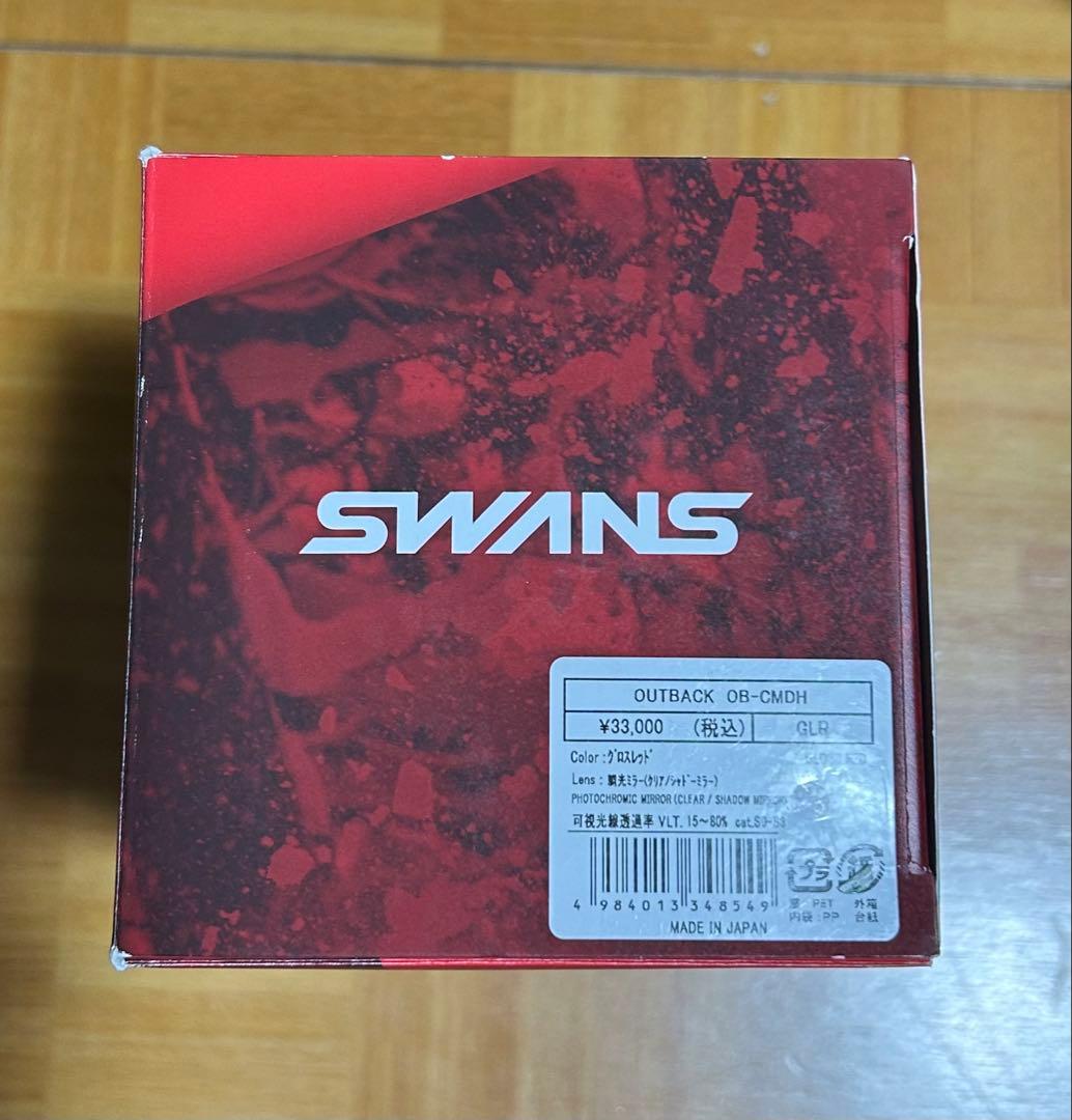 新品SWANS OUTBACK GLR換気するゴーグルメガネ可 レッド22%オフ