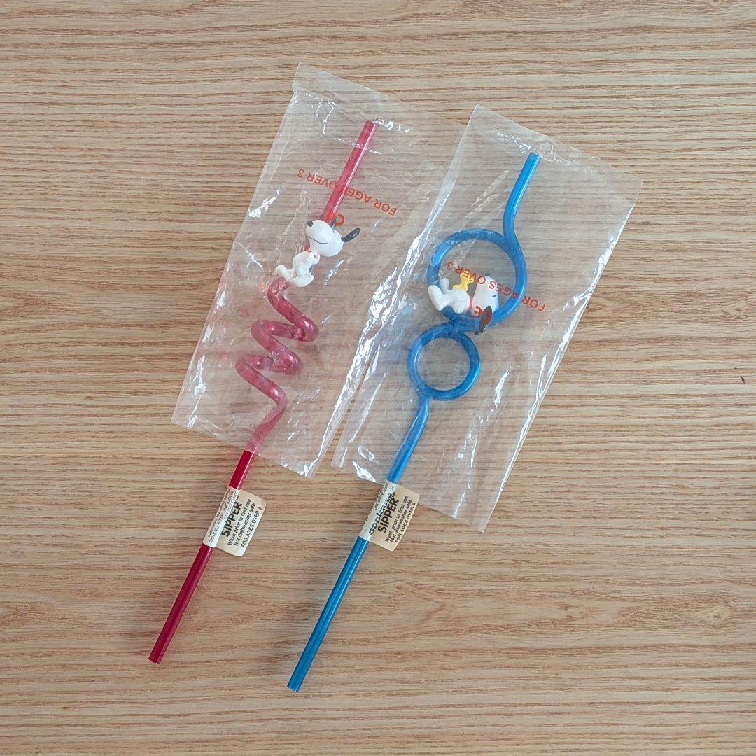 applause スヌーピー SIPPER レッド＆ブルー2本セット