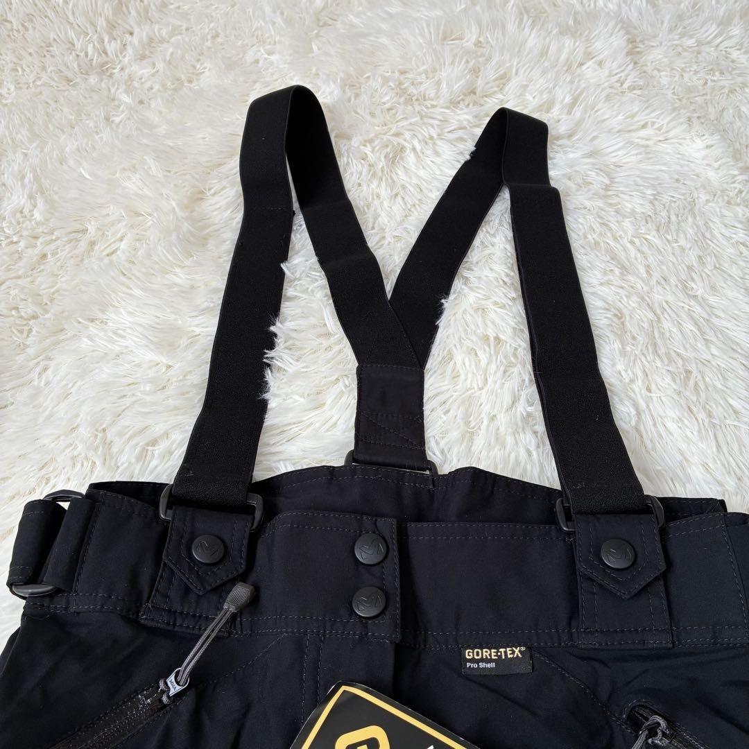 タグ付き　ミレー GORE-TEX PRO 黒　Mサイズ　雪山　サスペンダー付き