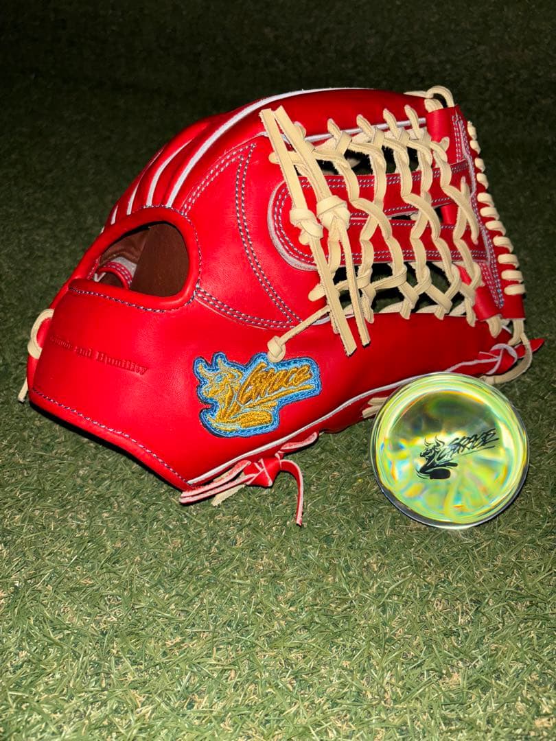 限定品　アールグレイス硬式グローブ　外野手