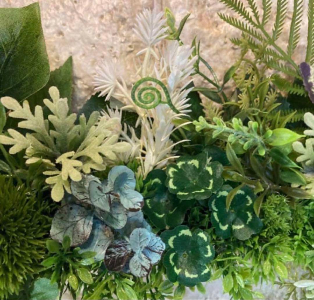 光触媒　人工観葉植物　ウォールグリーン　フェイクグリーン　壁掛け　50560