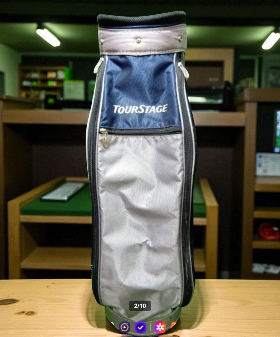kup送料無料お買い得美品　TourStage 軽量タイプキャディバッグ