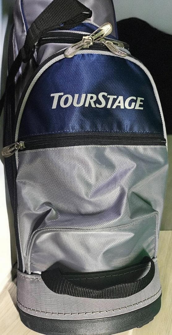 kup送料無料お買い得美品　TourStage 軽量タイプキャディバッグ