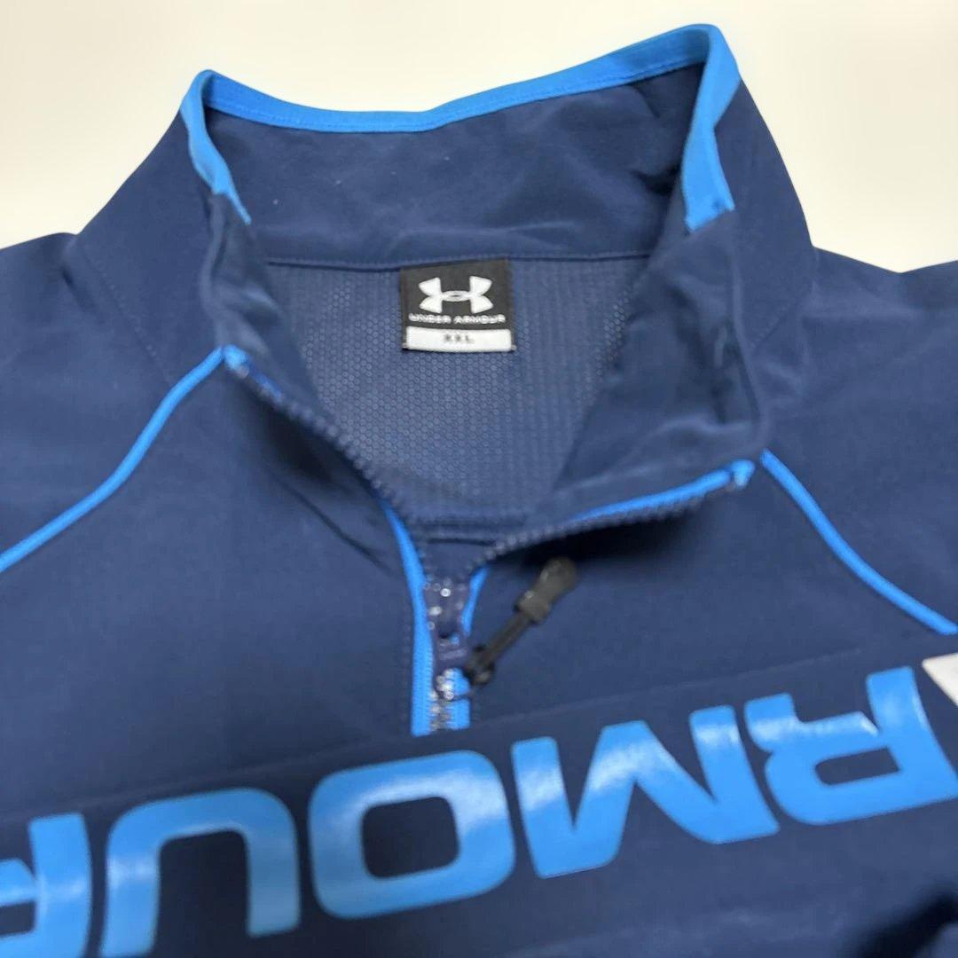 UNDER ARMOUR ジャージ上下セット ネイビーＸＸＬ