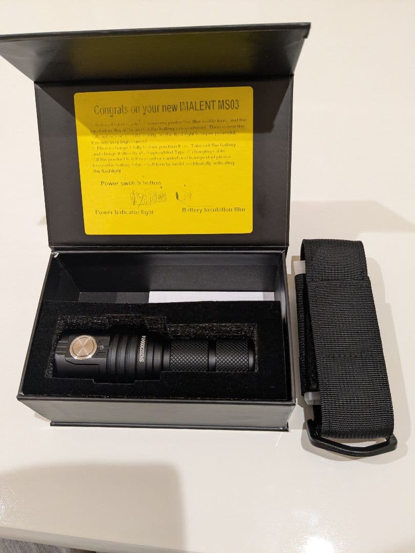 はっしい　Imalent MS03 13000ルーメン 　ジャンク品