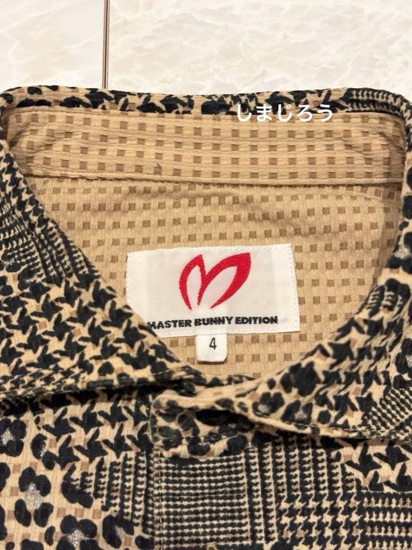 美品MASTER BUNNY EDITION レオパード柄セットアップ　キャップ