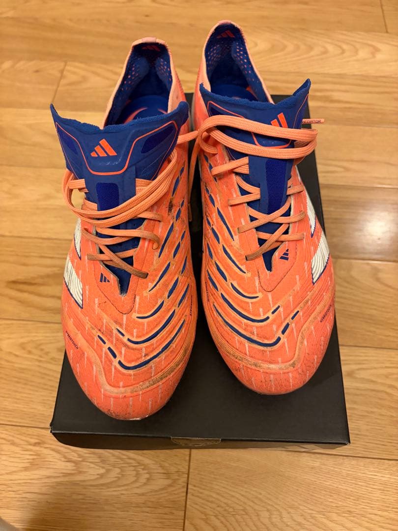 adidas Predator サッカーシューズ オレンジ/ブルー　26.5