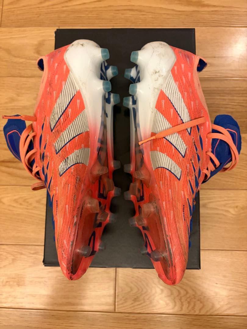 adidas Predator サッカーシューズ オレンジ/ブルー　26.5