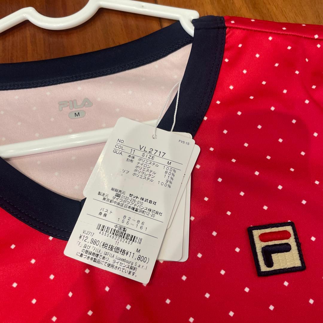 新品⭐︎FILA テニス　ドット柄 ワンピースMサイズ
