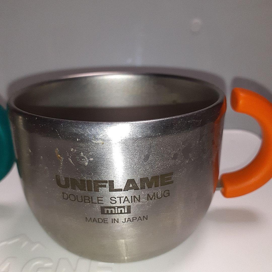 希少 UNIFLAME ダブルステンマグミニ　 グリーン、オレンジ 2個セット